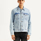 Men's Solid Light Blue Denim Jacket