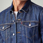 Men's Solid Regular Fit Denim Trucker Jacket - 20 View
