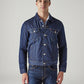 Men's Solid Regular Fit Denim Jacket - Front View