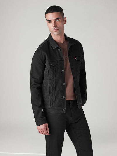 levi's Men's Solid Regular Fit Denim Jacket-picture-12