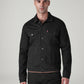 Men's Solid Regular Fit Denim Jacket - Front View