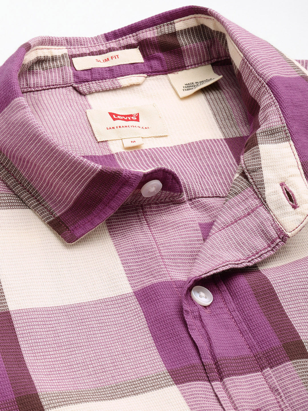 Men's Checkered Slim Fit Shirt - 2594e98e-c09d-455a-9e52-4a75257aaf871740636135747-Mens-Checkered-Slim-Fit-Shirt-6061740636135254-2 View