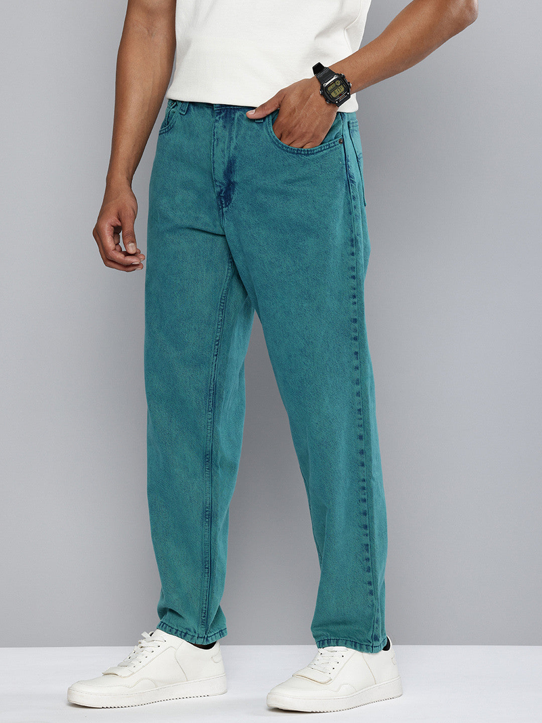 Men's 550'92 Green Loose Fit Mid Rise Jeans - 26615919-52aa-47a1-b0d0-40d3b9206e131727783965772-Levis-Men-Jeans-3031727783965284-2 View