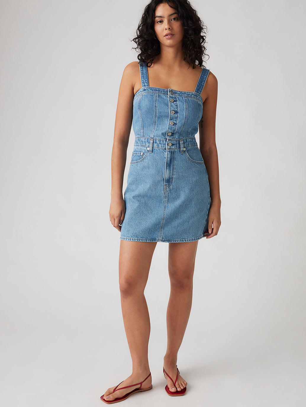 Women's Solid Light Blue Dress - 27847e9f3671418aa8d38adcf72614a7 View