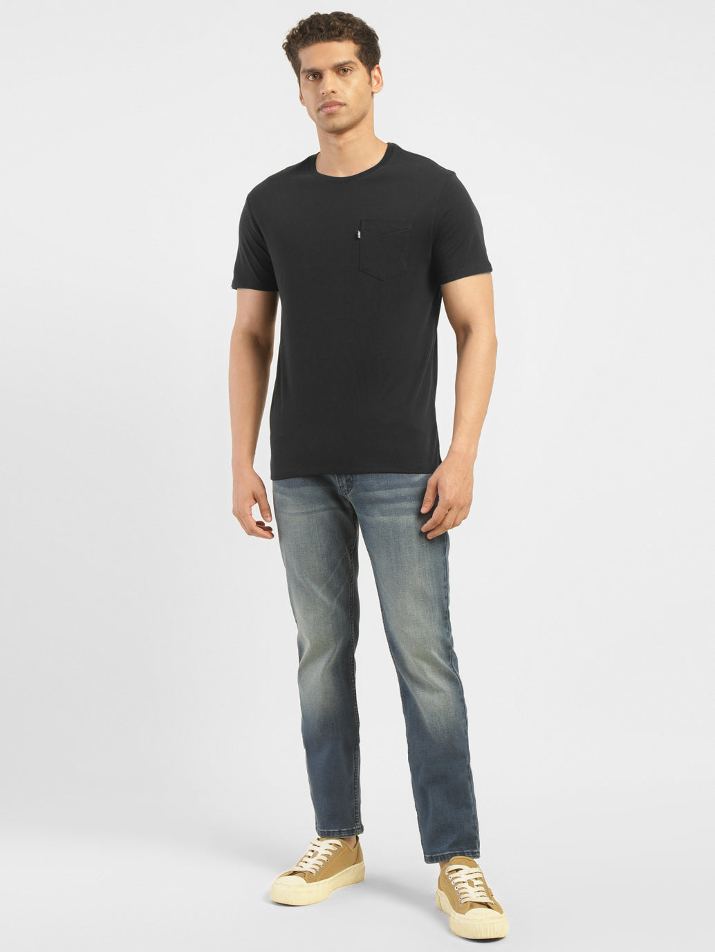 Men's Solid Slim Fit T-Shirt