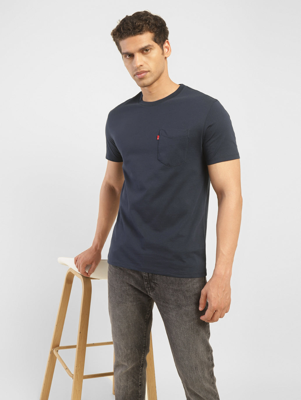 Men's Solid Slim Fit T-Shirt