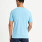 Men's Solid Slim Fit T-Shirt - Back View