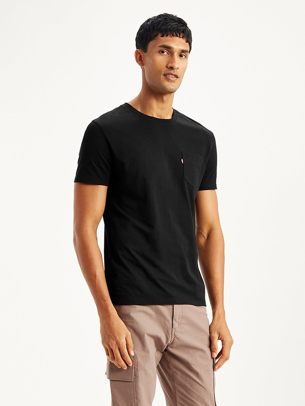 Men's Solid Slim Fit T-shirt