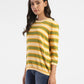 Women's Striped Round Neck Sweater