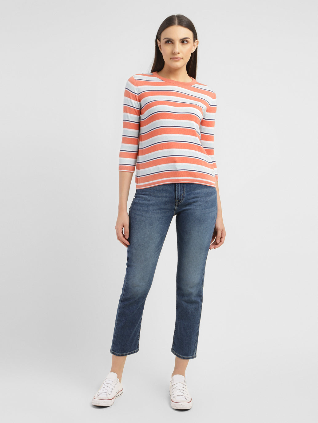 Levi's women's striped t-shirt best sale