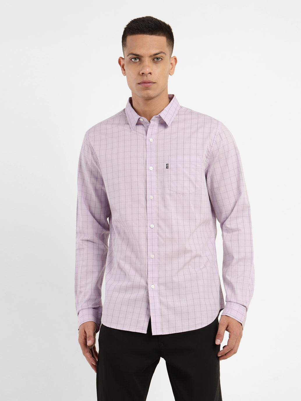 Men's Checkered Slim Fit Shirt