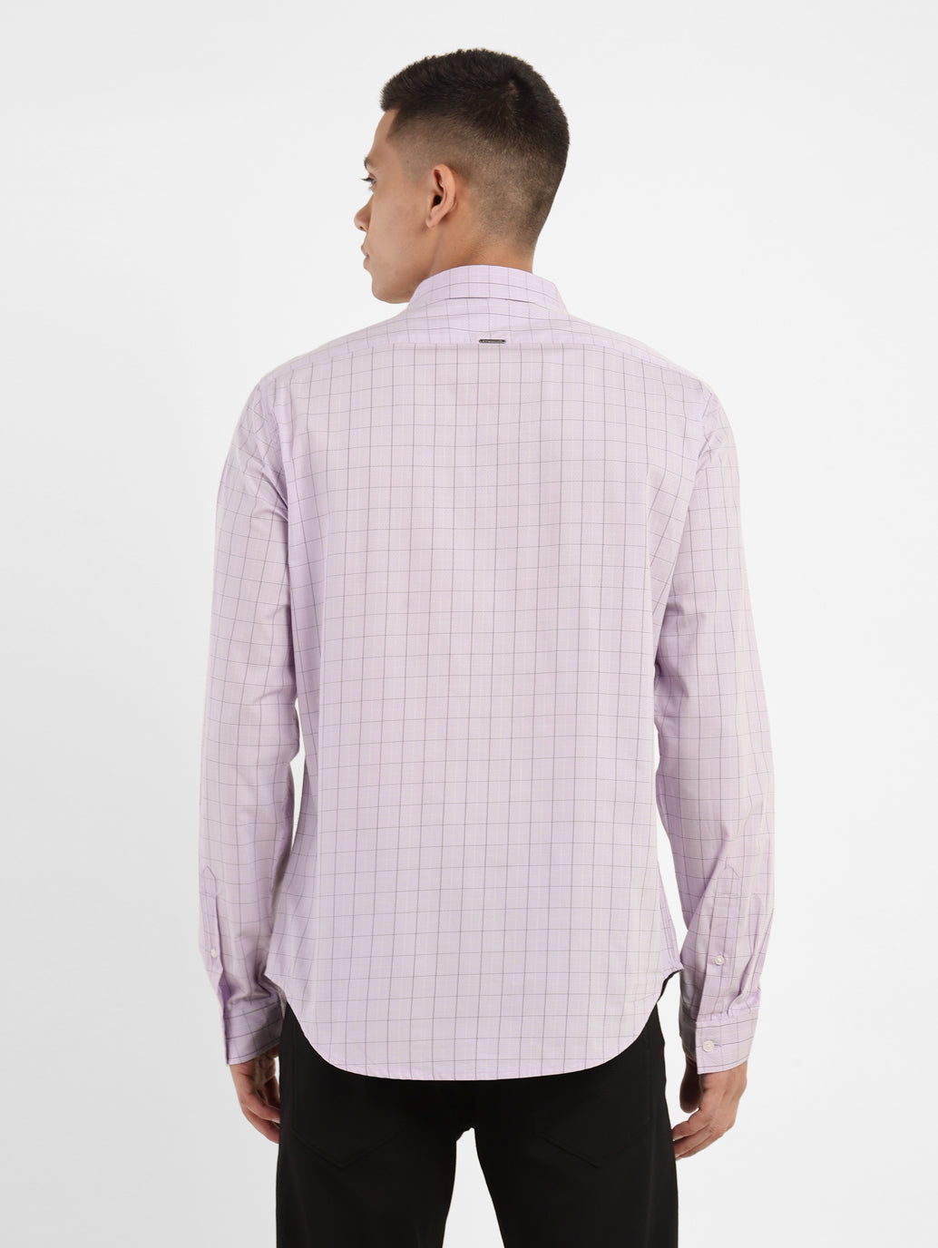 Men's Checkered Slim Fit Shirt - 2c1a9e9f-2604-4975-b480-a2a22930bb4e View