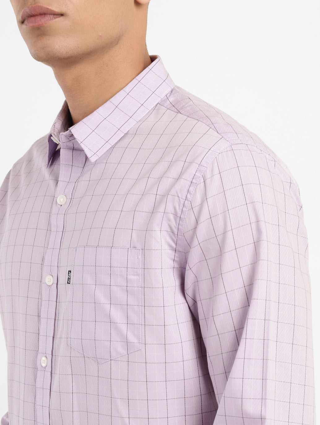 Men's Checkered Slim Fit Shirt - 584fe5b2-d1e7-40fc-8740-dd3ee21a89d3 View