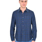 Men's Redloop Checkered Slim Fit Shirt - 1 View