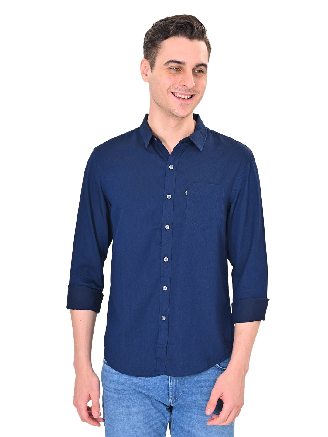 Men's Solid Slim Fit Shirt