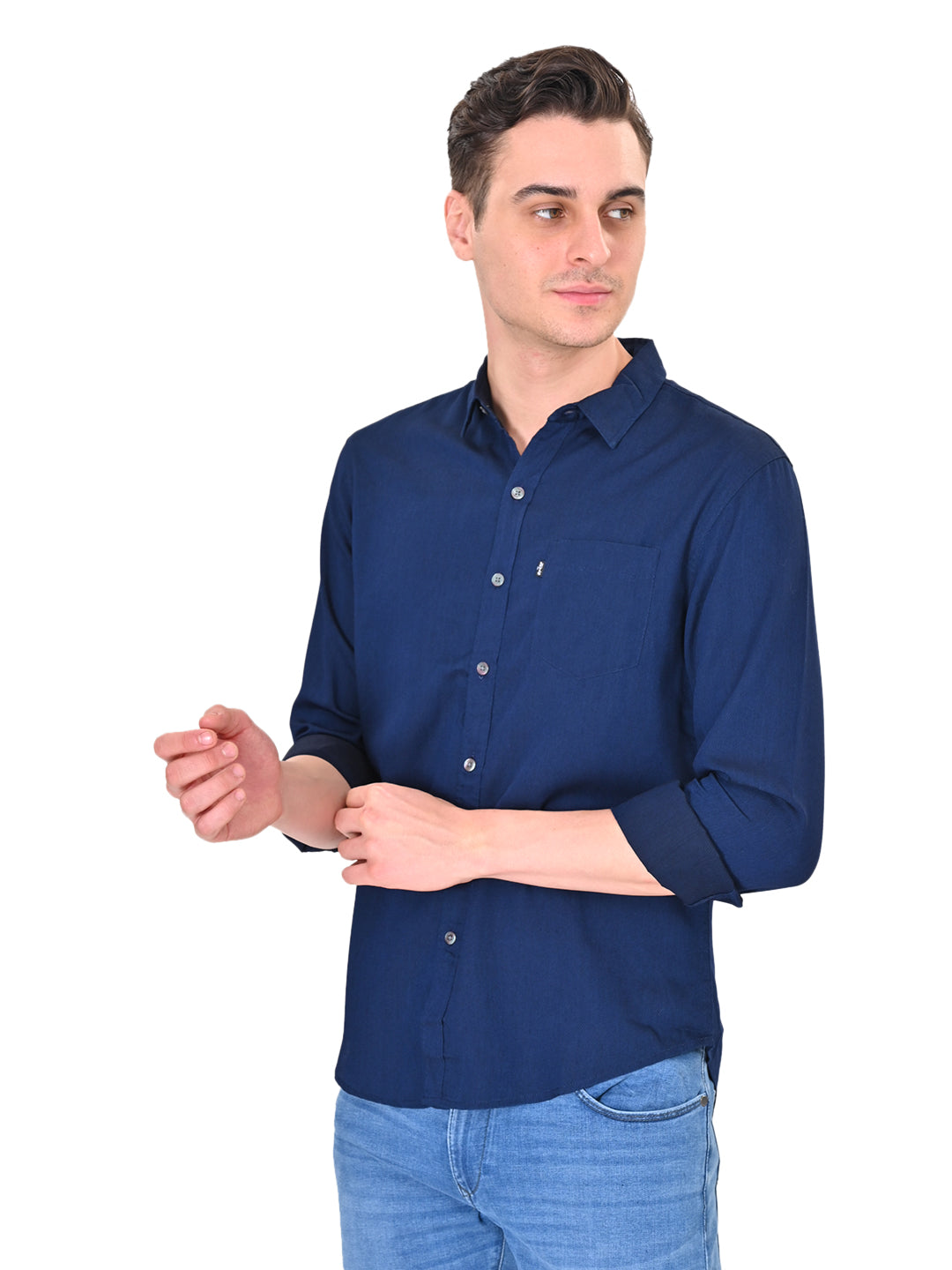 Men's Solid Slim Fit Shirt