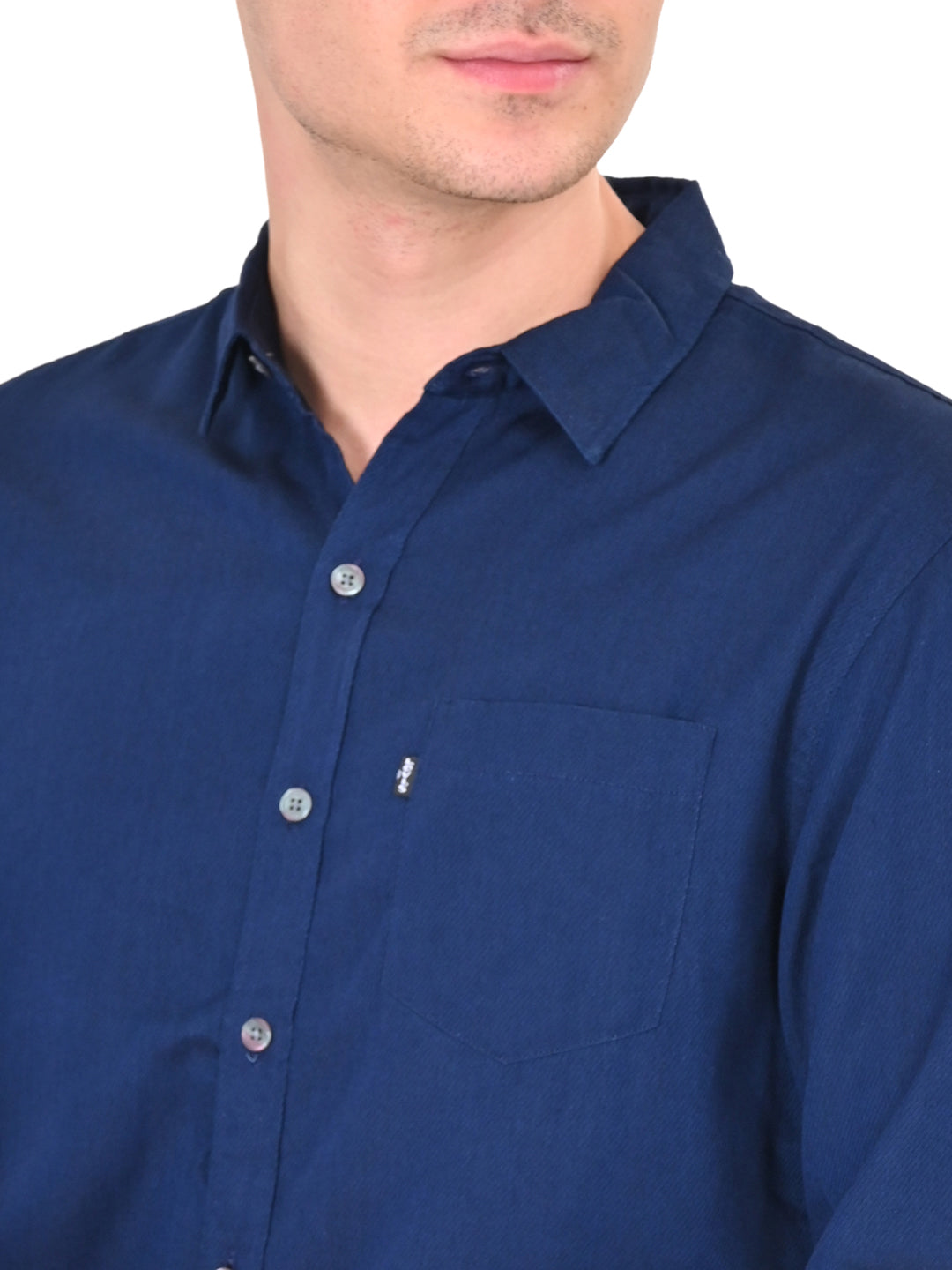 Men's Solid Slim Fit Shirt