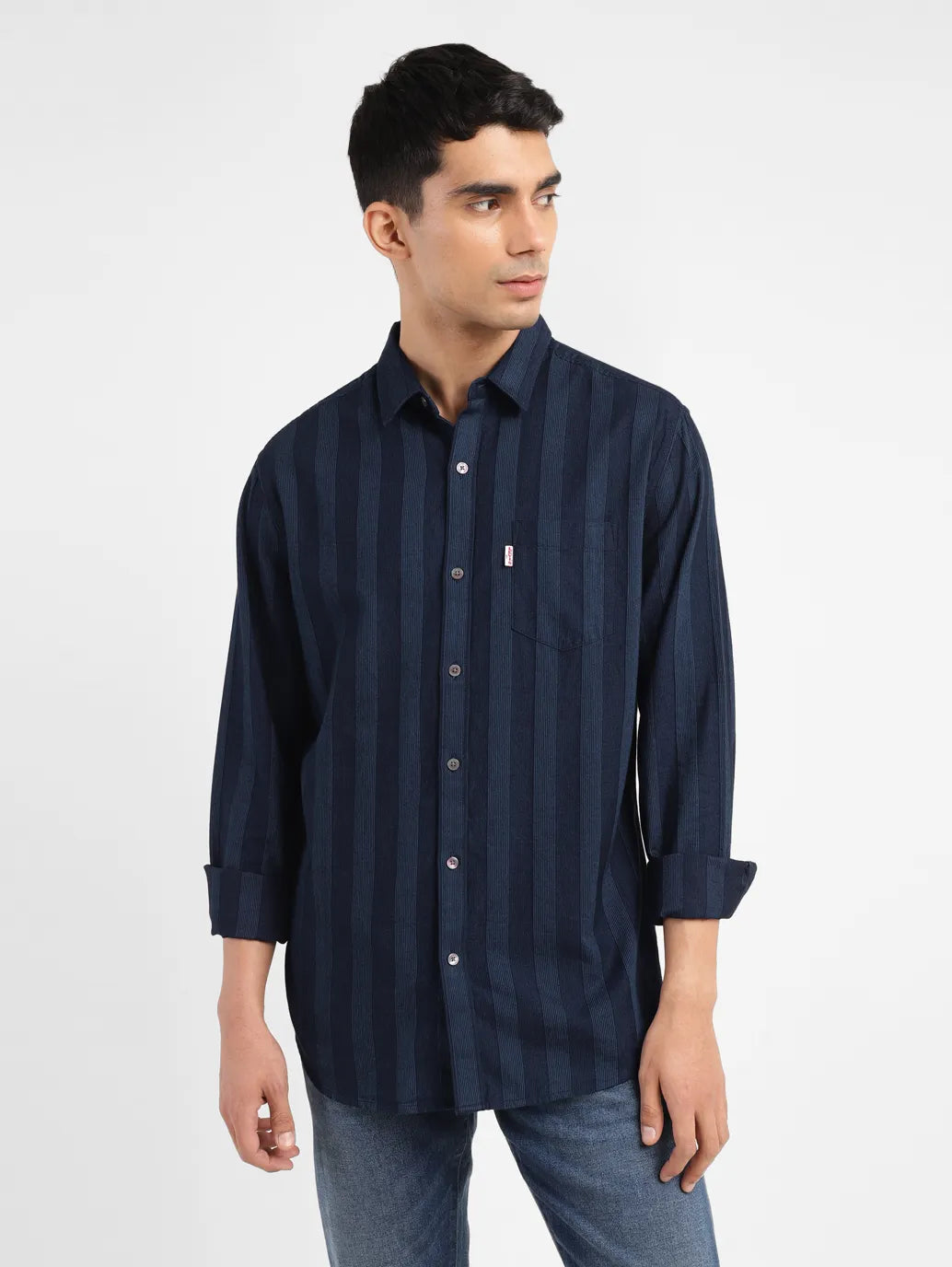 Men's Striped Slim Fit Shirt