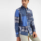 Men's Ethnic Motifs Slim Fit Shirt Blue - ad012203-a907-4456-86a3-850972e11b67 View