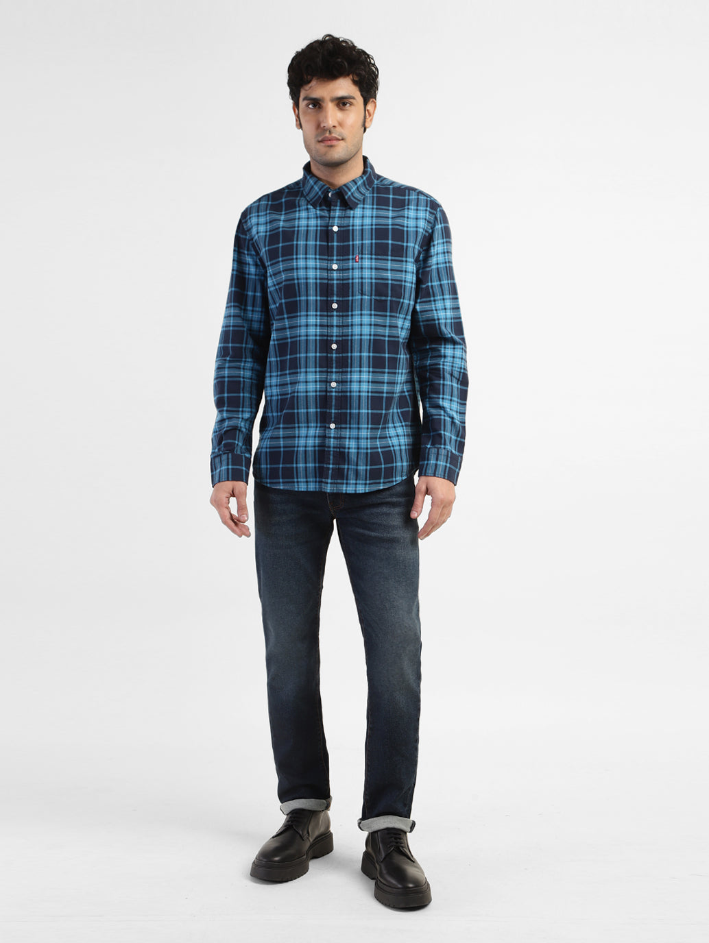 Men's Checkered Regular Fit Shirt