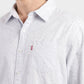 Men's Self Design Slim Fit Linen Shirt - a111ac0b-18ff-4f02-8e21-b30901e492bc View