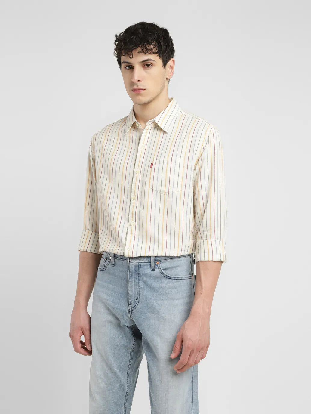 Men's Striped Slim Fit Shirt