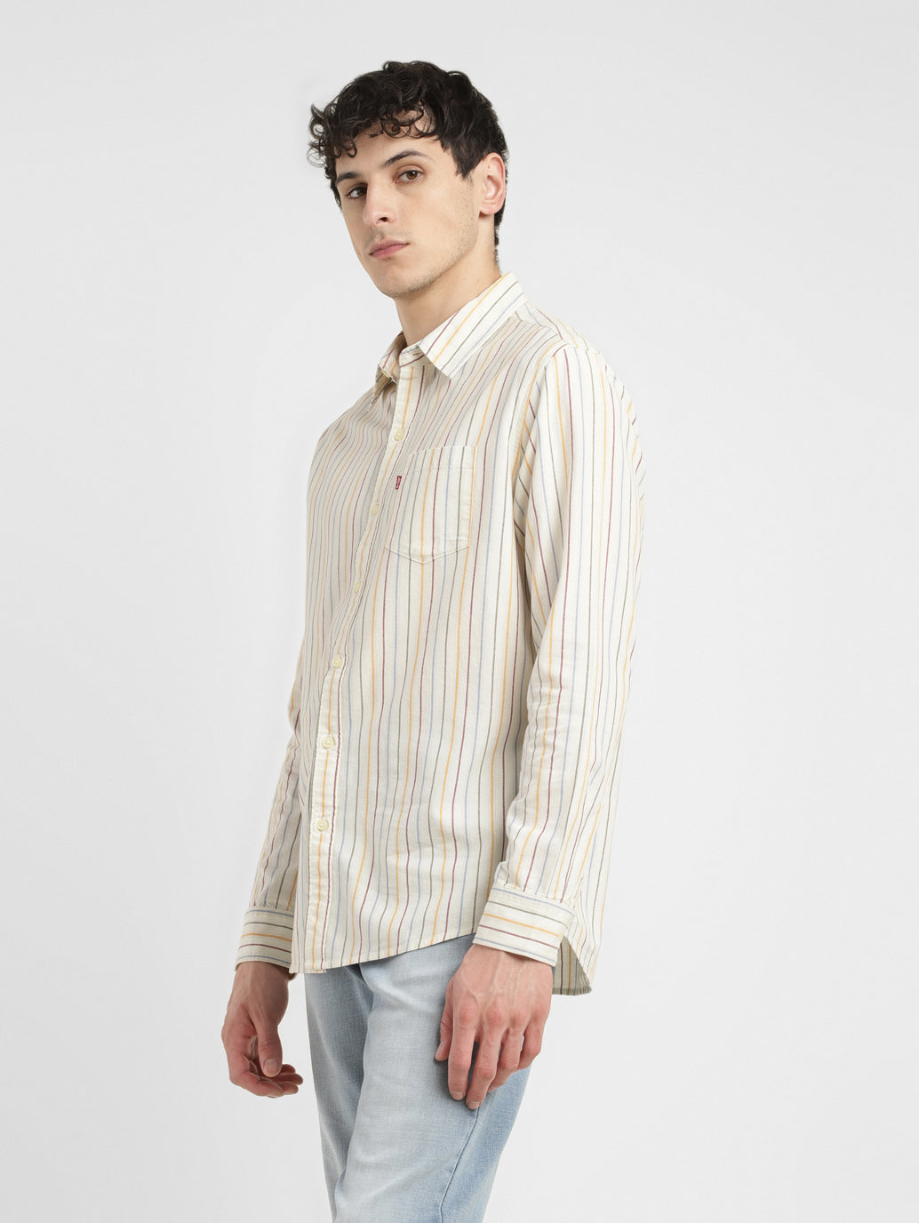 Men's Striped Slim Fit Shirt