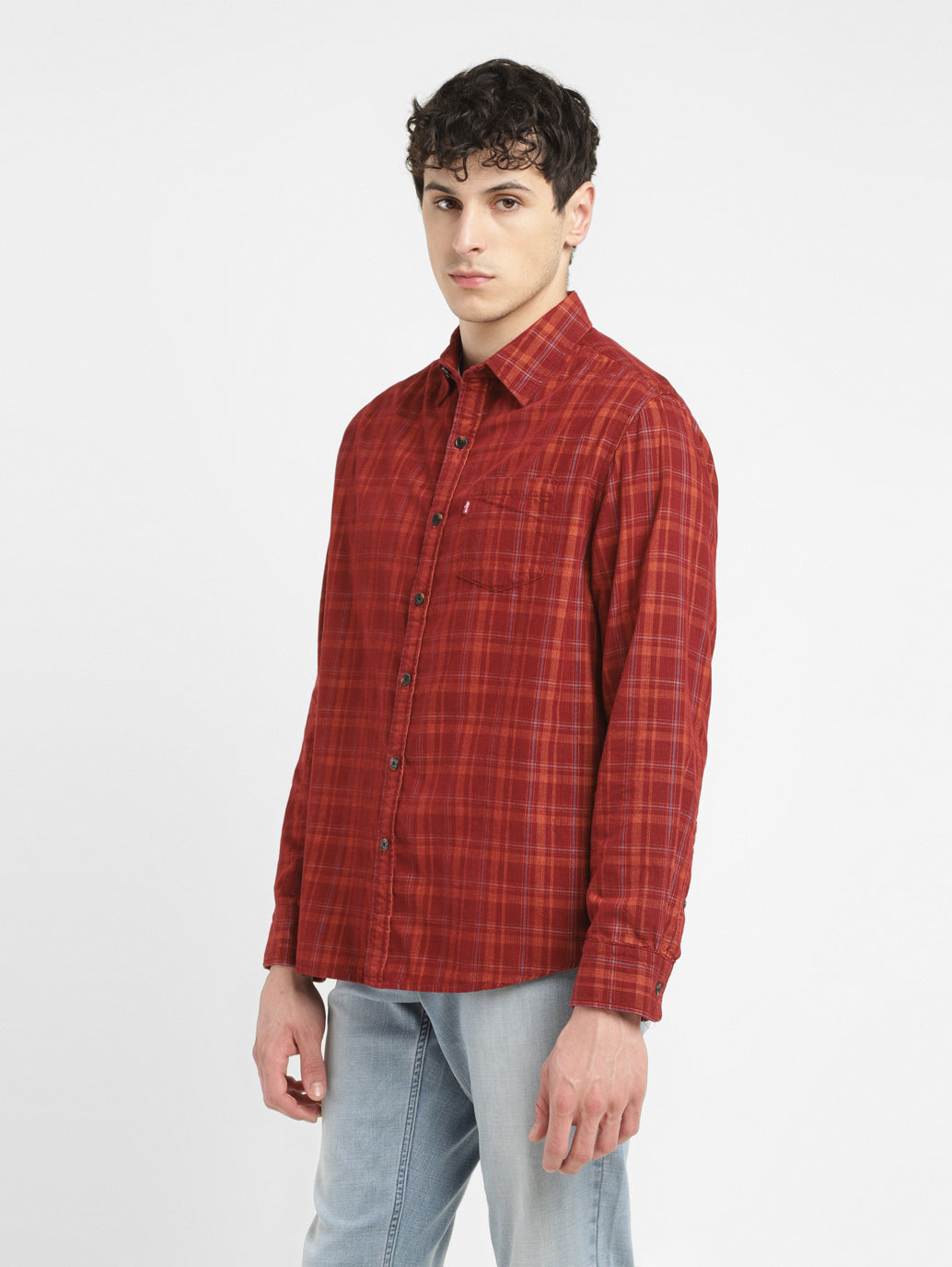 Men's Checkered Slim Fit Shirt