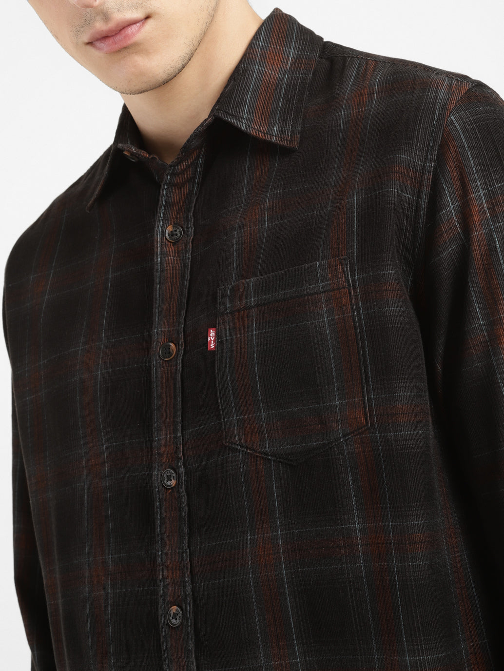 Men's Checkered Slim Fit Shirt