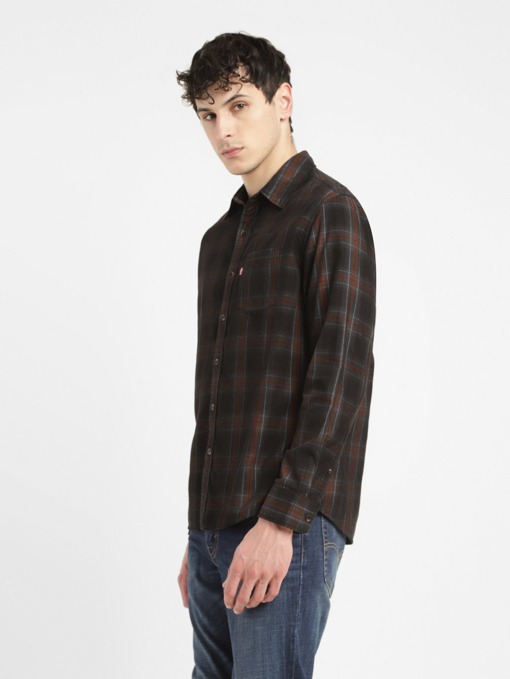 Men's Checkered Slim Fit Shirt