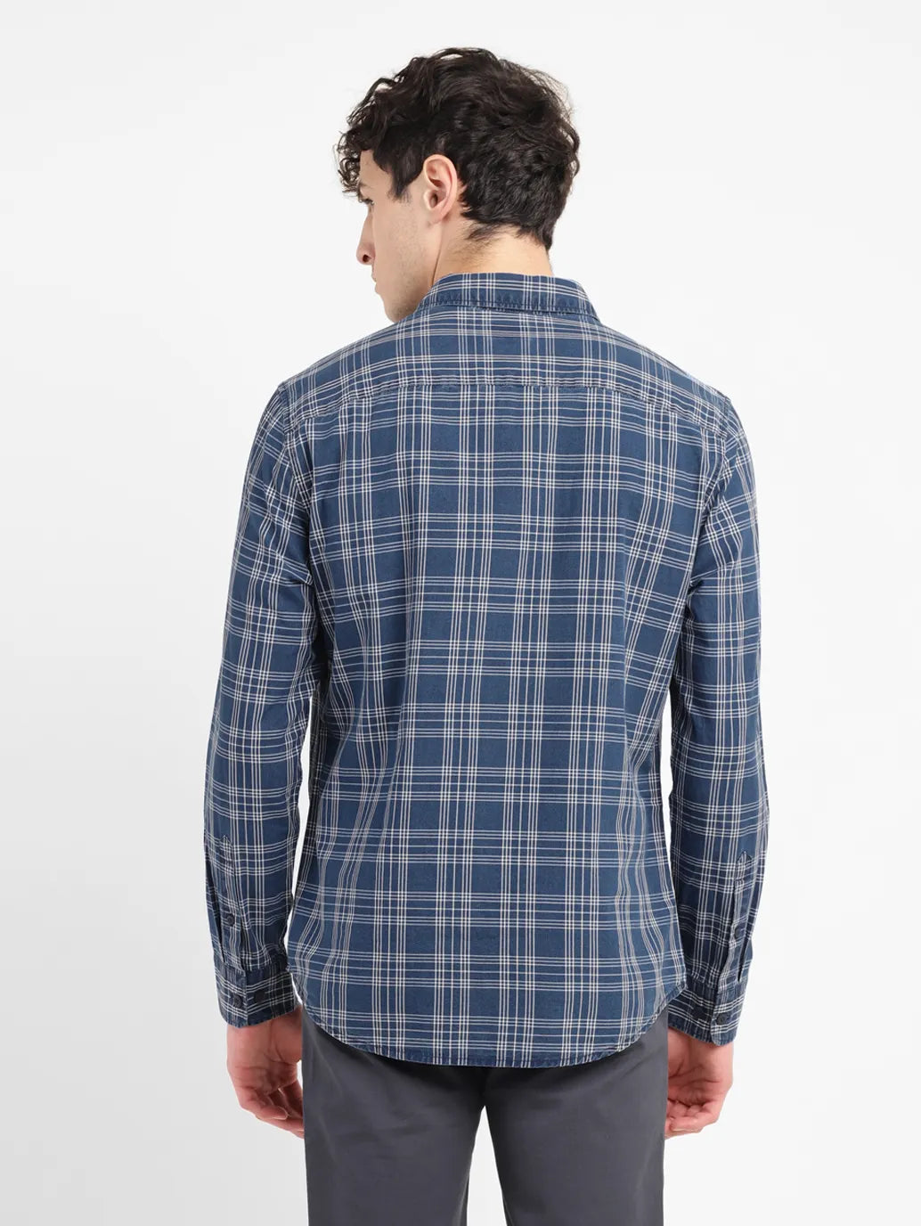 Men's Checkered Slim Fit Shirt