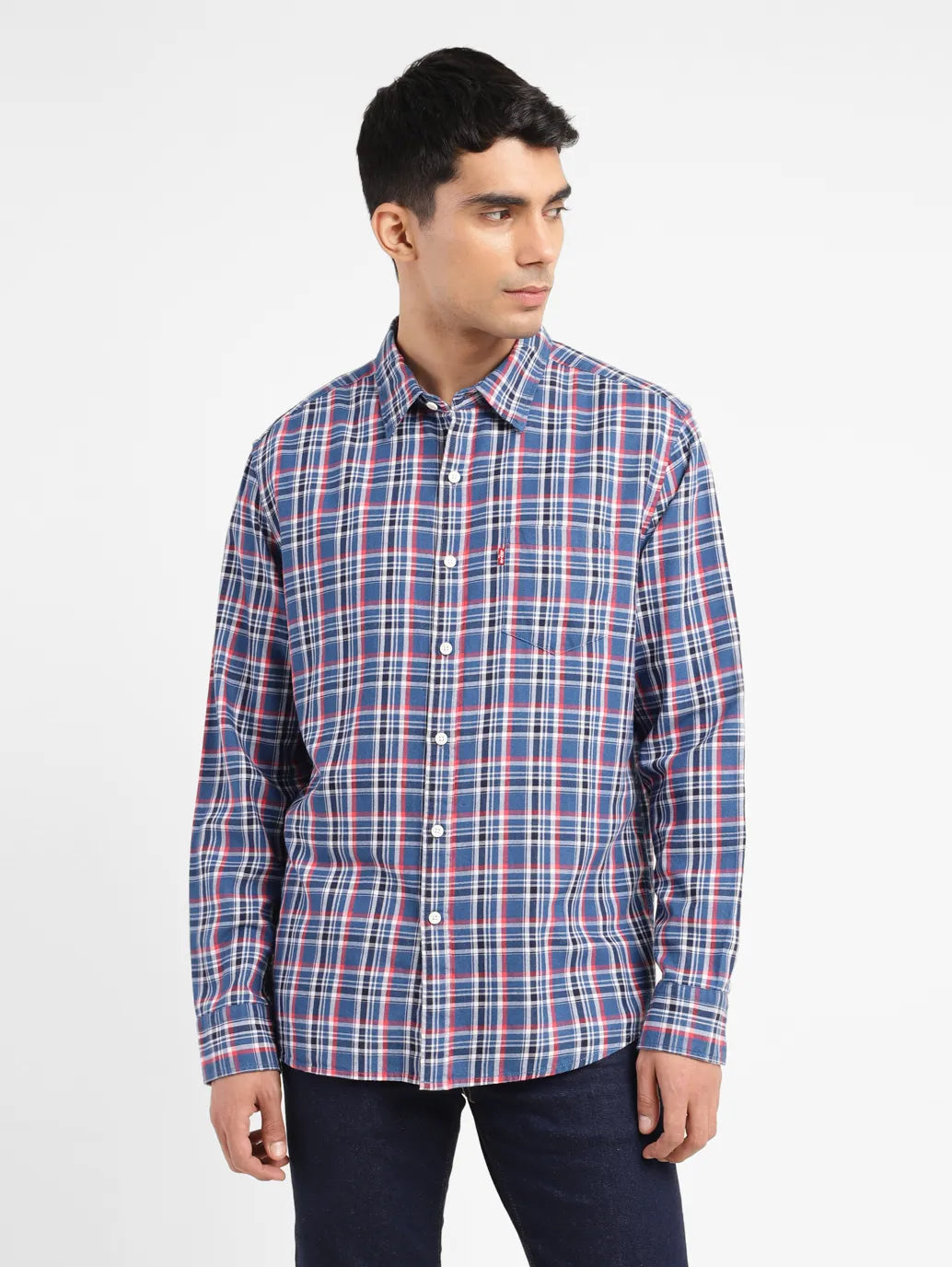 Men's Checkered Slim Fit Shirt