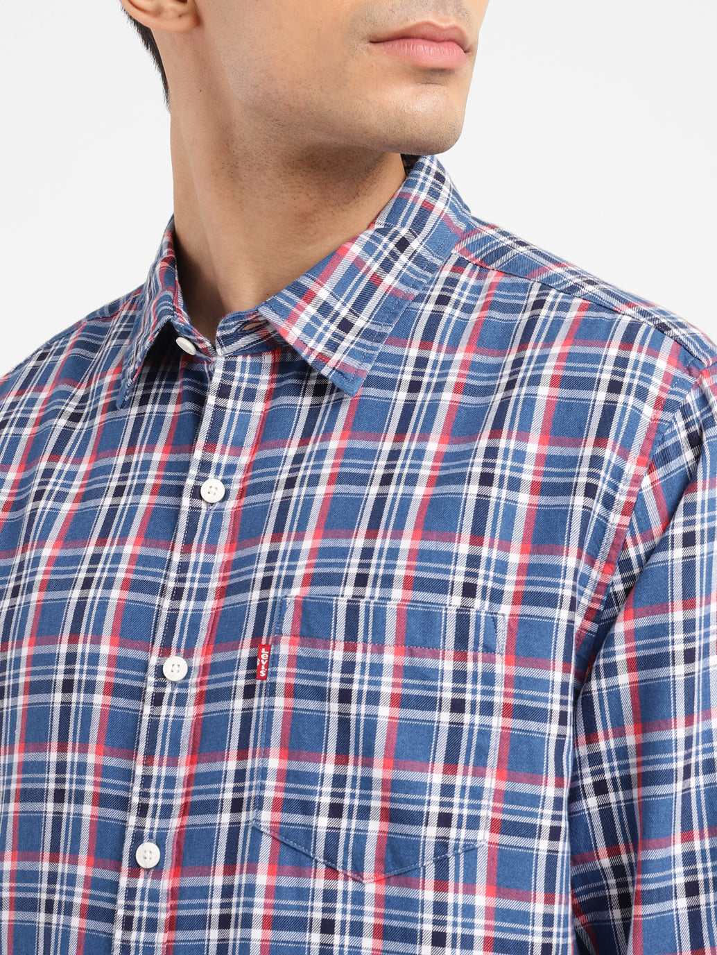 Men's Checkered Slim Fit Shirt