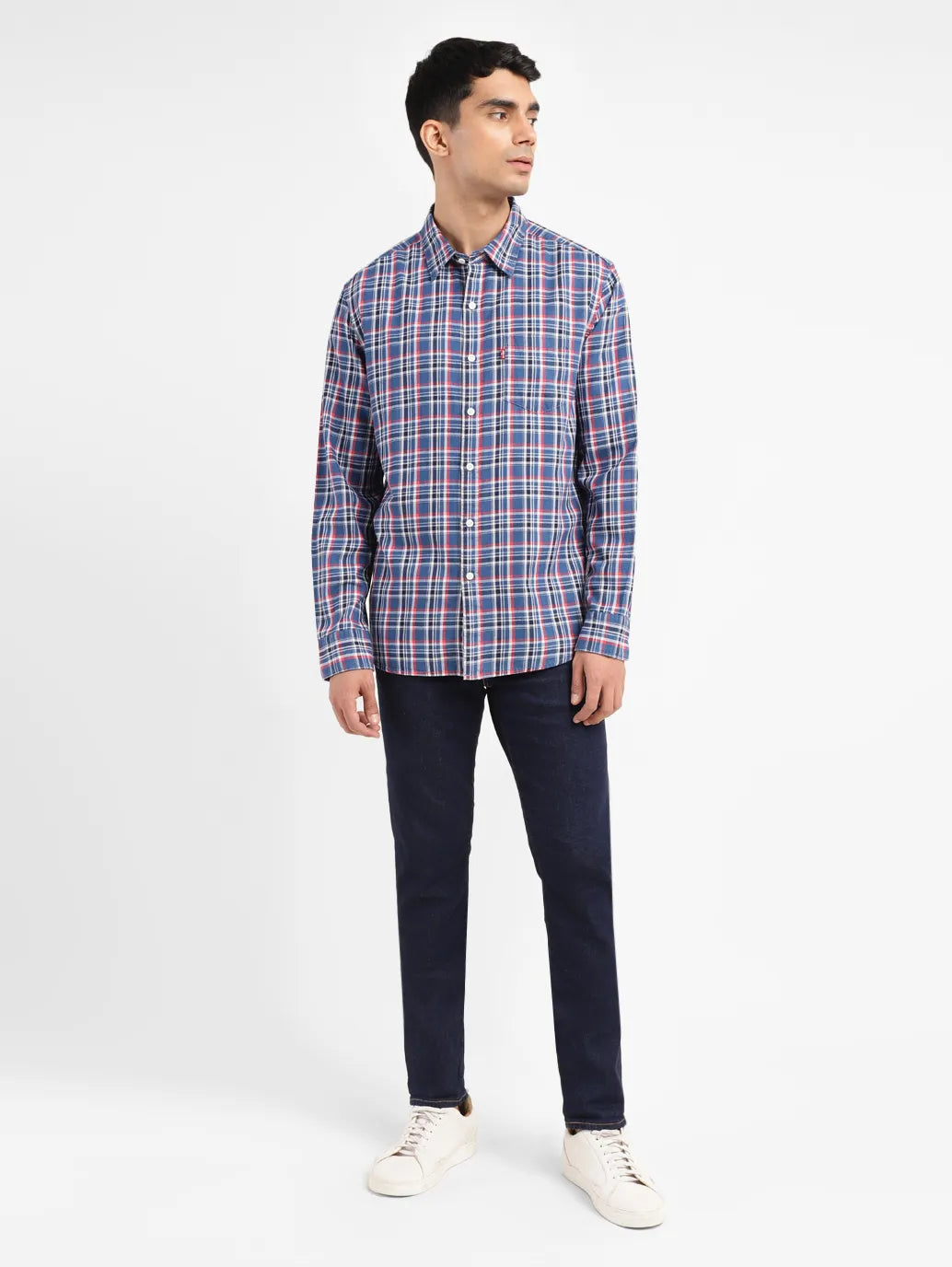 Men's Checkered Slim Fit Shirt