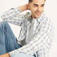 Men's Checkered Spread Collar Shirt - 42c9f31c-214c-462f-b543-ee621145ac58 View