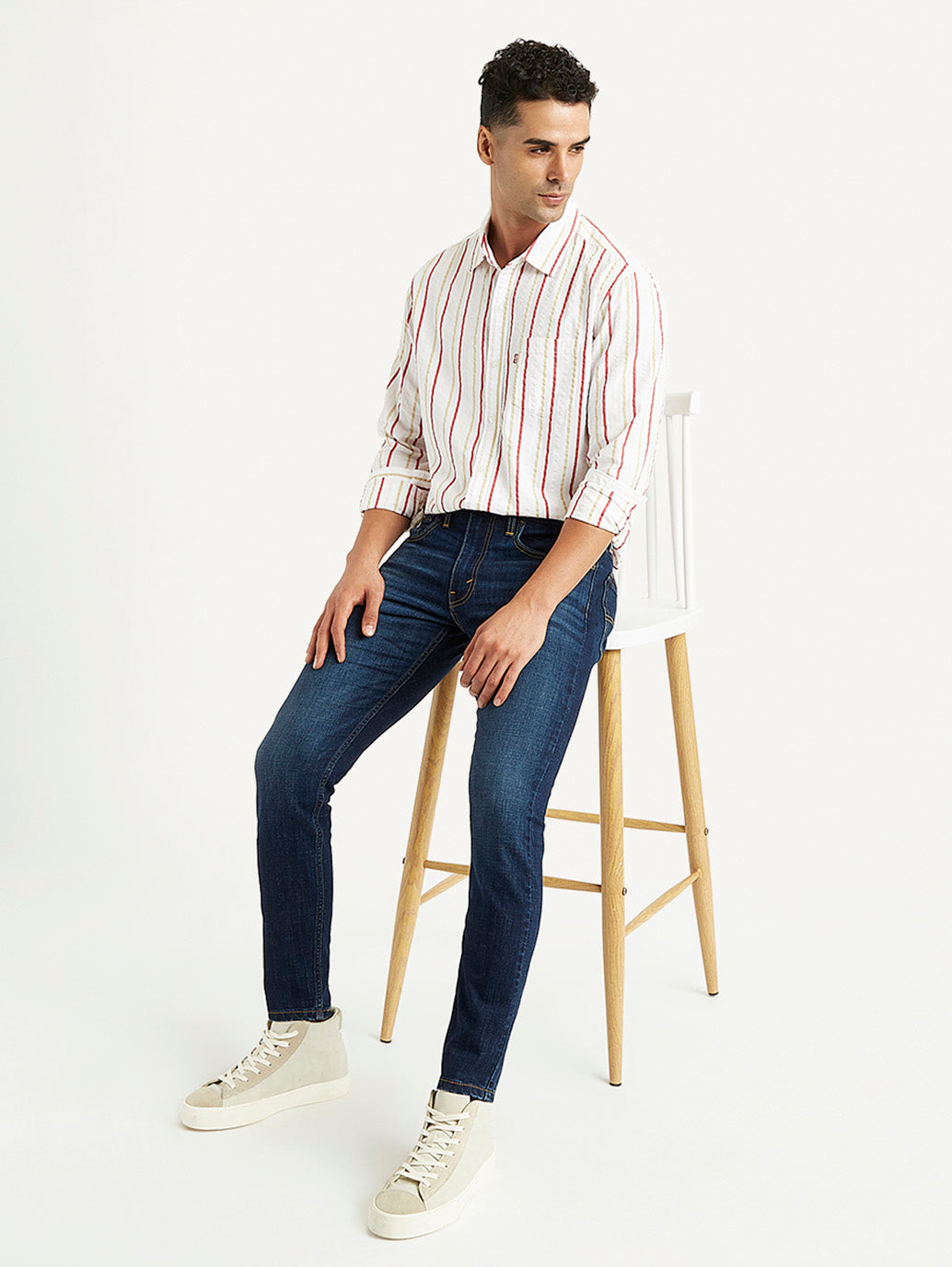 Men's Striped Slim Fit Shirt