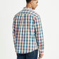 Men's Checkered Spread Collar Shirt