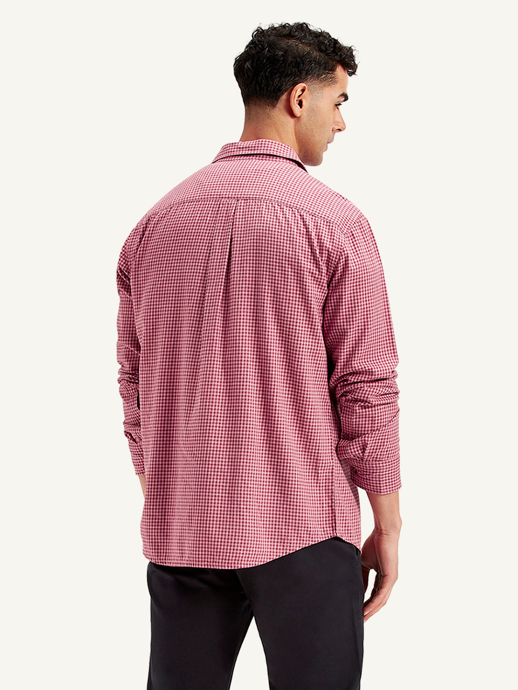 Men's Checkered Slim Fit Shirt