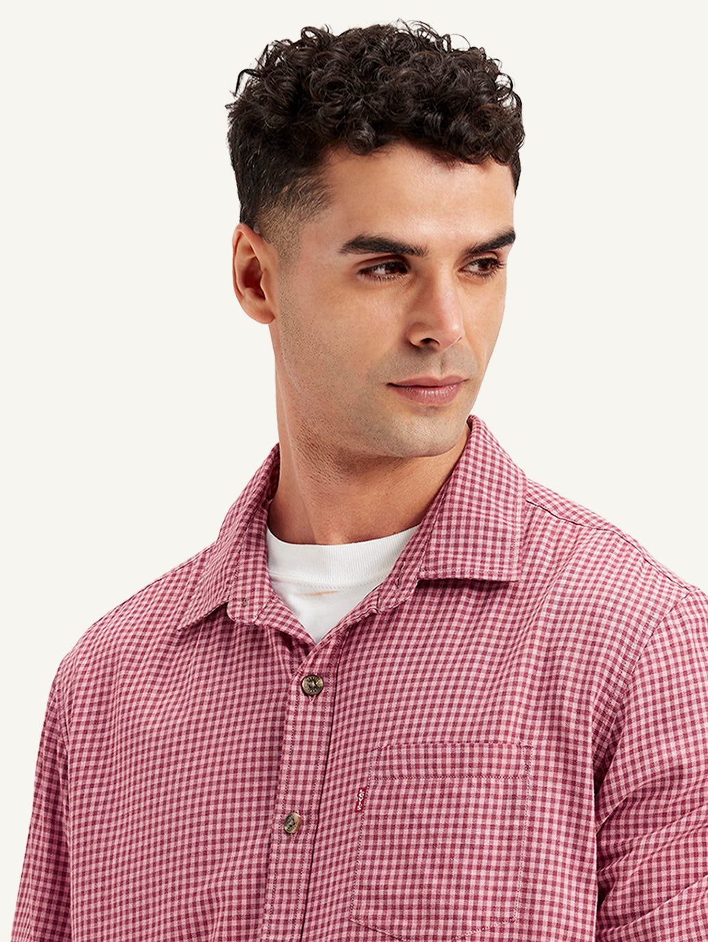 Men's Checkered Slim Fit Shirt