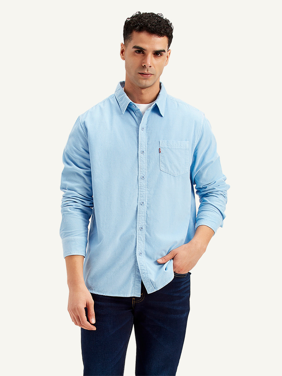 Men's Solid Regular Fit Shirt