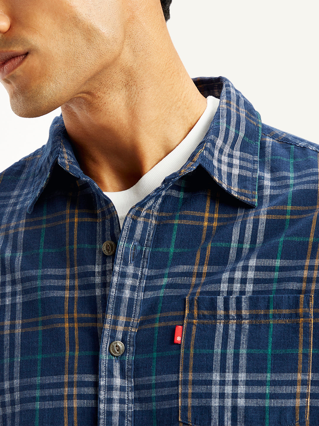 Men's Plaid Regular Fit Shirt