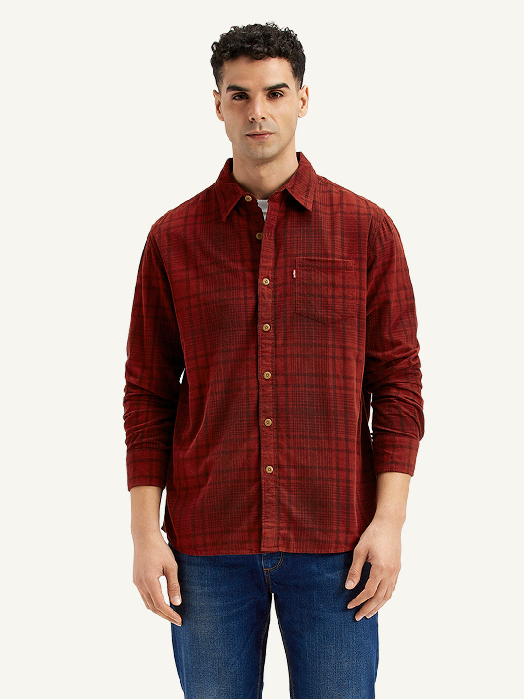 Men's Plaid Regular Fit Shirt