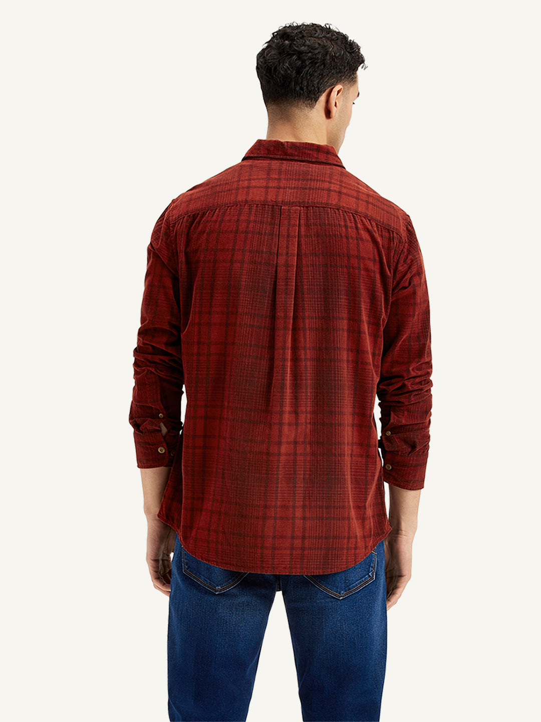 Men's Plaid Regular Fit Shirt