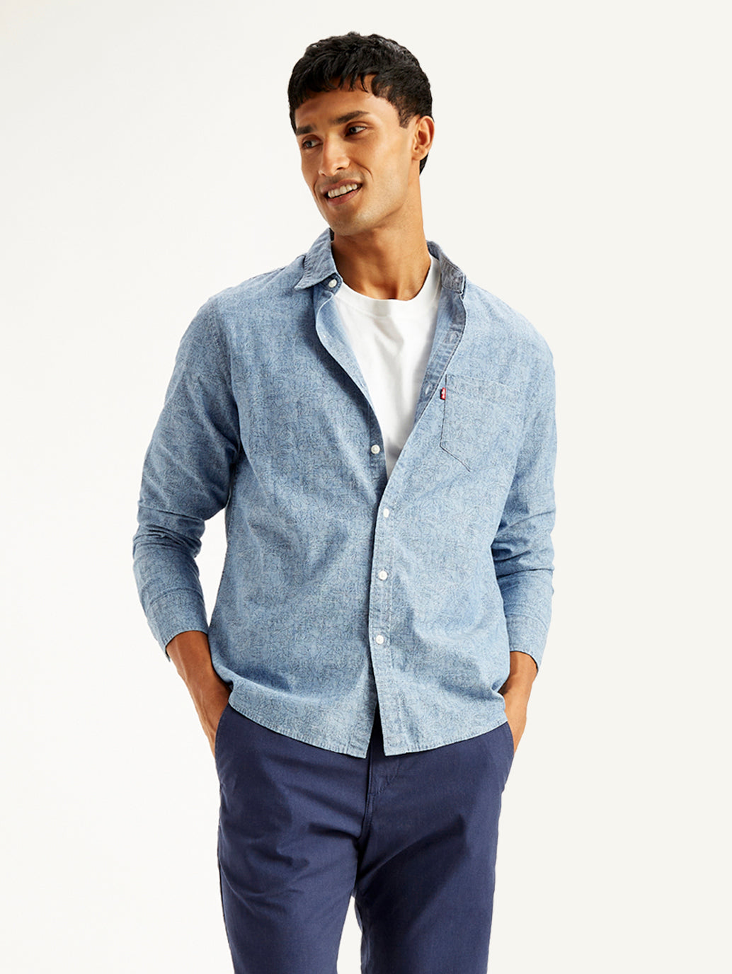Men's Floral Slim Fit Shirt