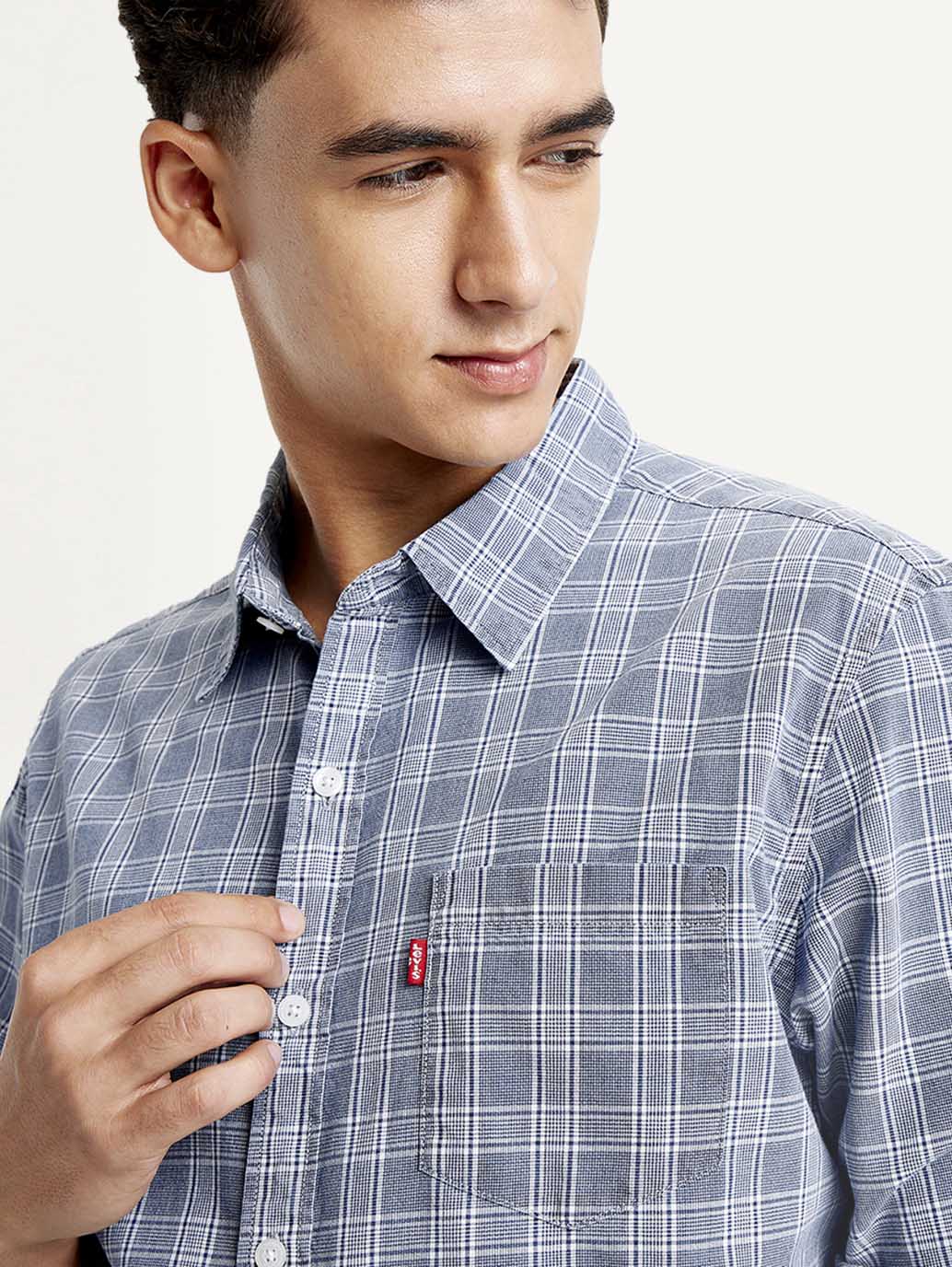 TFW49 25SS COMBINATION OPEN COLLAR SHIRT