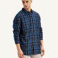 Men's Checkered Spread Collar Shirt