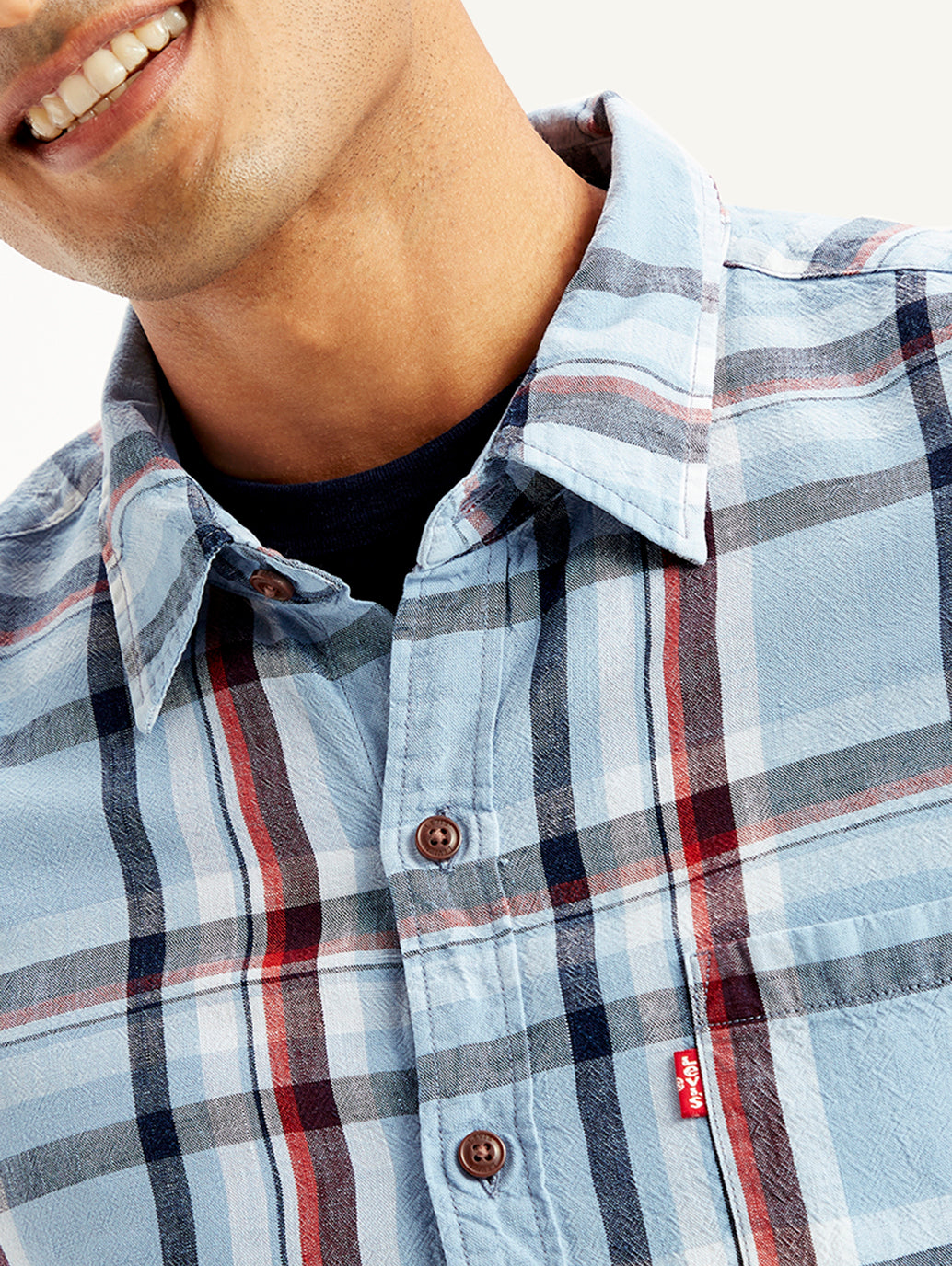 Men's Plaid Slim Fit Shirt