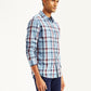 Men's Plaid Slim Fit Shirt