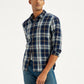 Men's Plaid Slim Fit Shirt