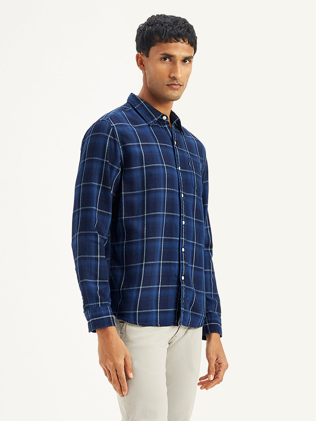 Men's Plaid Regular Fit Shirt